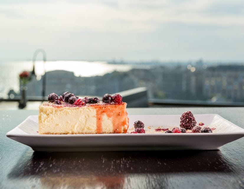 Thessaloniki: OTE Tower Rotating Experience with Light Meal - Food and Drink: A Light, Enjoyable Meal