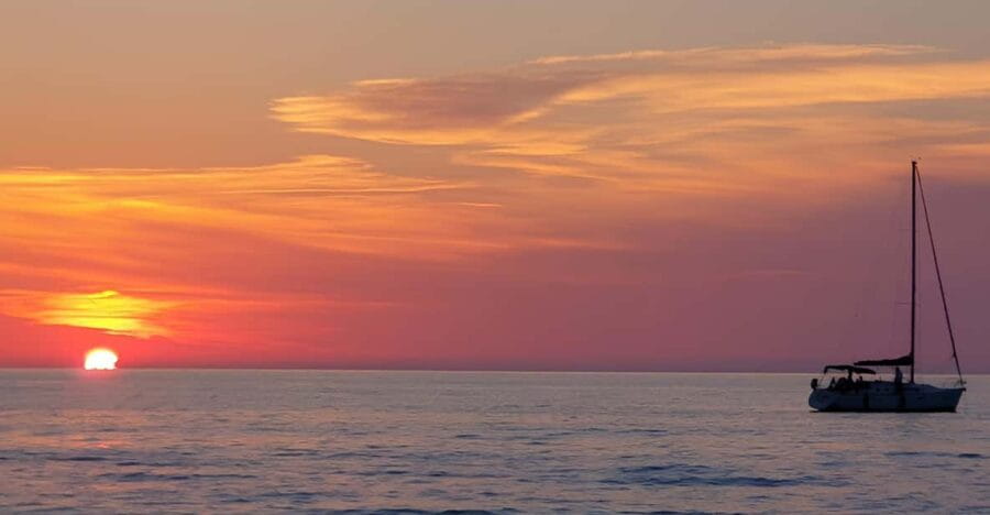 Tropea: Sunset Aperitif on a Sailing Boat - Swimming in Baia di Riaci and Snorkeling